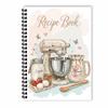A5 Spiral Personalized Recipe Notebook - Handmade Kitchen Diary