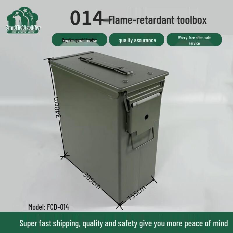 Rugged Tactical Ammunition Tool Storage Case