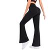 Naked Feel High Stretch Schlaghose Damen Hohe Taille Po-Lifting Slim Fit Bootcut Trainings-Leggings