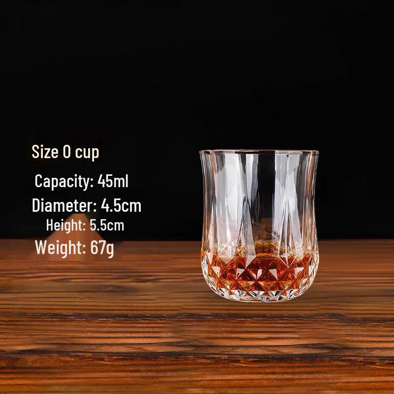 ZISIZ Diamond Design Glass Tumbler