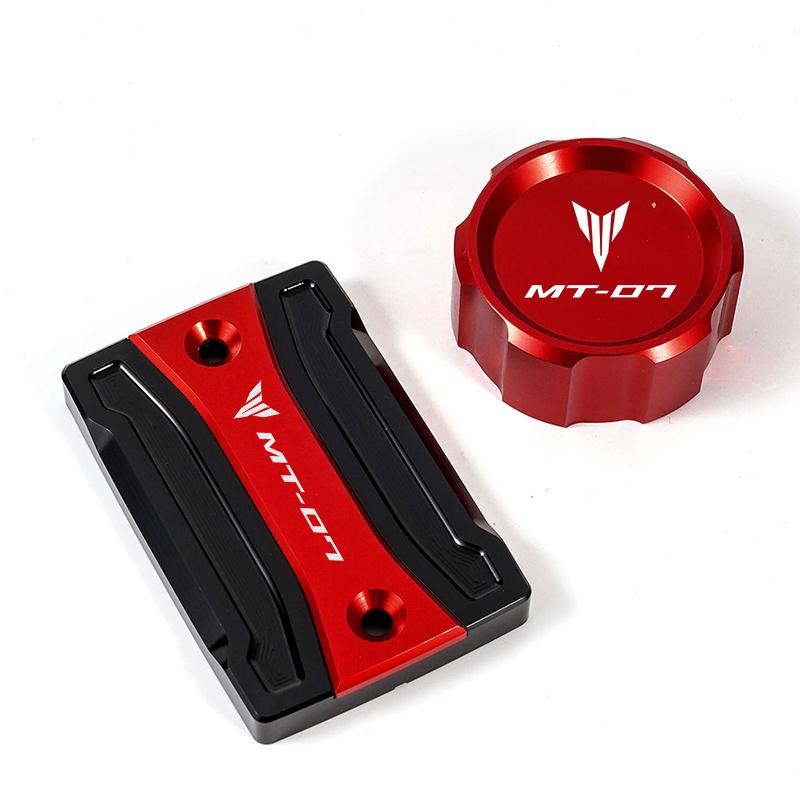 For Yamaha MT07 MT-07 MT 07 2014-2025 Motorcycle accessories brake Fluid Cylinder Master Reservoir oil filler Cap guard Cover