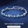 Ocean Heart Bracelet: Elegant Luxury Design for Women - Perfect Birthday or Valentine's Gift