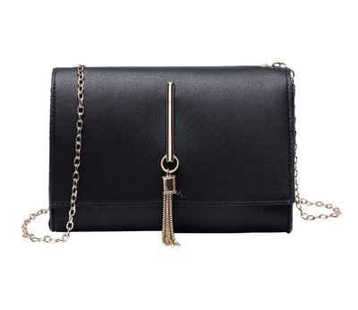 Donalee Mini Shoulder BagClutch Bag, Party Bag, Small Leather Bag, Women's (Black)