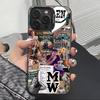 Morgan W-Wallen Singer Phone Case For iPhone 17,16,15,14,13,12,11 Plus,Pro Max,XS,Colorful Silver Black Cover