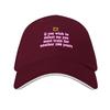 If you wish to defeat me you must train for another 100 years Baseball Cap Luxury Cap hiking hat Boy Womens