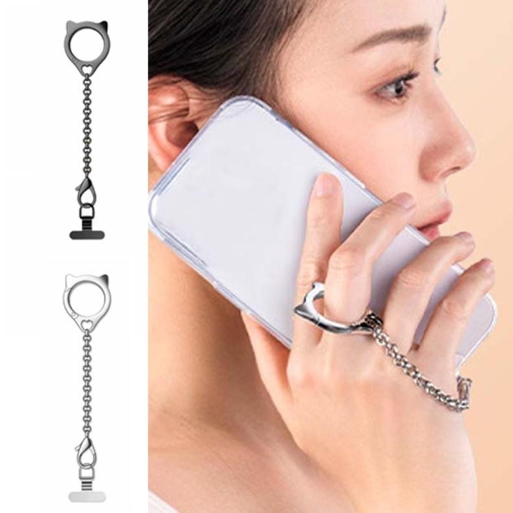 Metal Chain Cell Phone Strap Ring Buckle Mobile Phone Lanyard New Year Gift