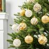 Christmas Ball Ornaments Set, Gold and Electroplated Balls for Holiday Party Decorations