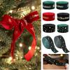 Christmas Fabric Art Festival Accessories Solid Color Handmade DIY Velvet Packaging Ribbon Home Party 2m/Roll