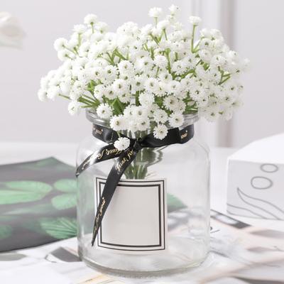 Kunstig falsk Gypsophila Silke Blomster Bukett Hjem Dekor Festdekorasjon