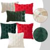 Christmas Pillow Cover Holiday Pillow Decoration Soft Velvety Touch