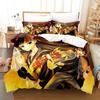 Twin Star Exorcists Bedding Set 3D Kawaii Girl Anime Cartoon Duvet Cover 3PCS for Adult Kid Bedroom Home Textiles