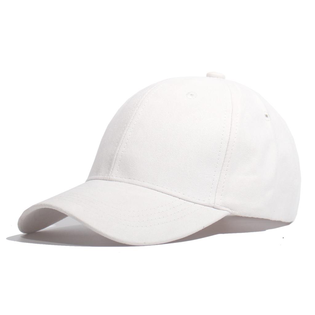 Fashion Suede Baseball Caps For Men Women Autumn Winter Solid Retro Snapback Hip Hop Hat Unisex Street Adjustable Sun Visor Caps
