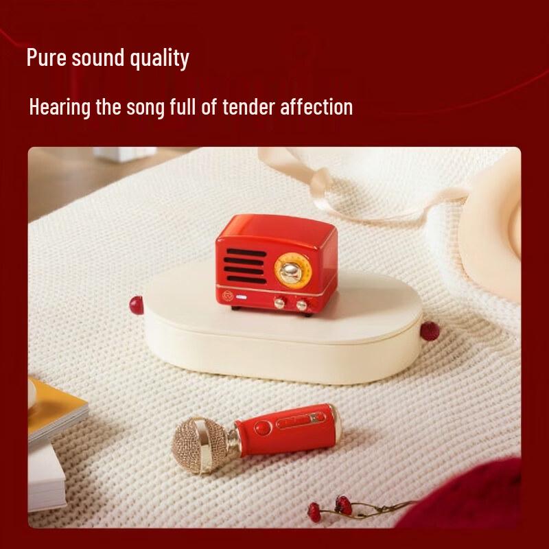 Elvis Radio MW-2A Bluetooth Speaker & Microphone Set CN plug (adapter included)