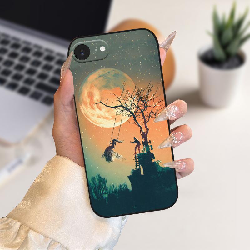 For Apple iPhone 16e Case A3409 A3212 Cute Animal Color Tiger Soft Silicone Phone Coque Cover For iPhone SE4 Protective Fundas