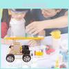 Creative Diy Wooden Material Educational Science Robot Kit For Students Intellect Development J-50 Color Pack