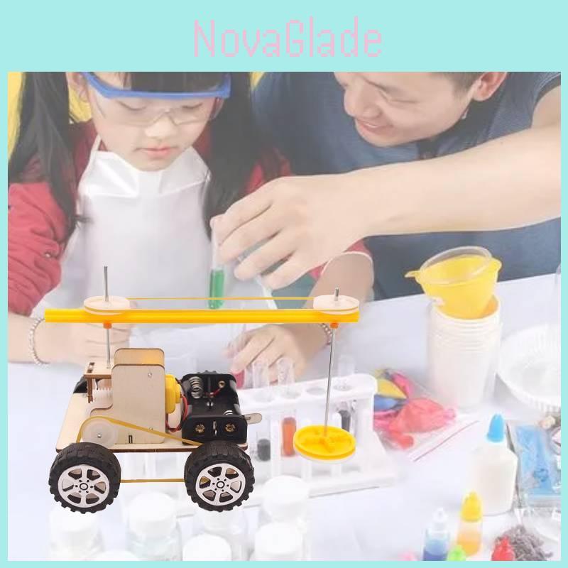 Creative Diy Wooden Material Educational Science Robot Kit For Students Intellect Development J-50 Color Pack