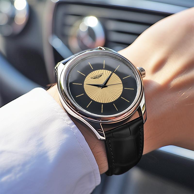 Simple Wristwatch Business Men Quartz Clock Leather Watches