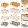 Divided Serving Platter Dried Fruit Tray Fashion Snack Bowls Nut and Candy Tray Nuts Plate for Dining Table Wedding Desktop