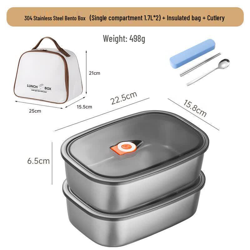 Qywe 316 Stainless Steel Microwave Safe Lunch Box