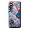 Flower Marble Phone Case For Samsung Galaxy S25 Edge S24 S23 S22 Ultra S20 S21 FE 5G S10 S9 Plus S10E Soft Cover
