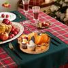 Kerst Borrelplank Houten Feestelijke Fruitplateau Borrelplank Herbruikbaar Servies Feestelijk Serveergerei Voor Hapjes Diner Salade