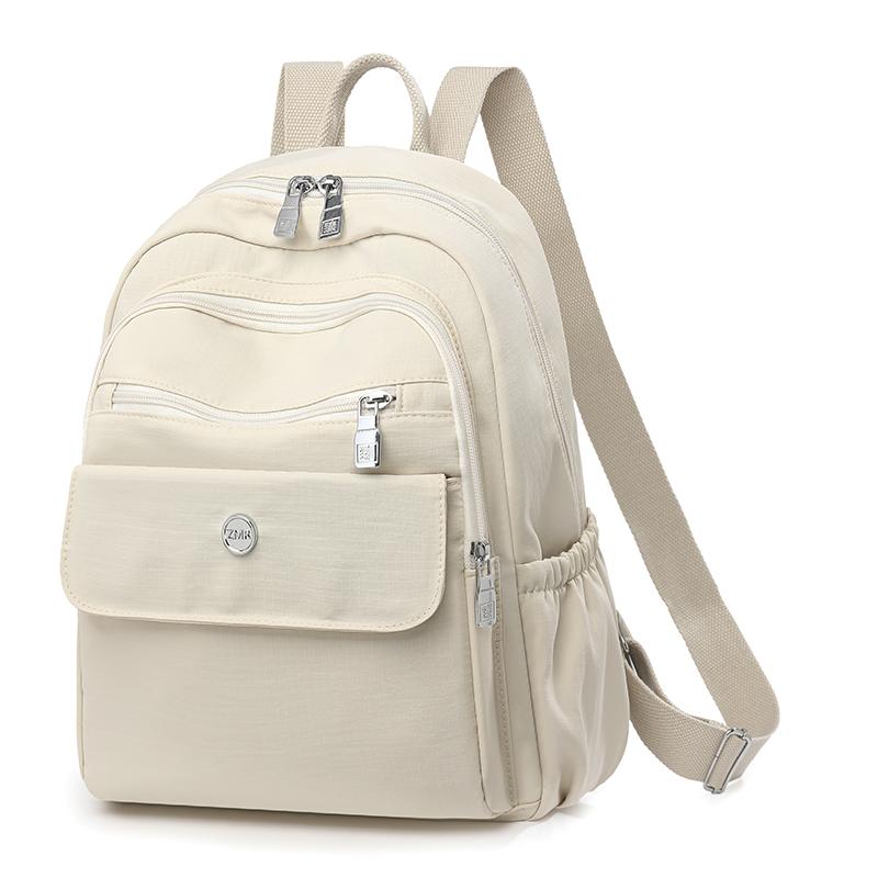 Einfarbiger Rucksack Große Kapazität Outdoor-Reisetasche Studenten Leichter Pendlerrucksack