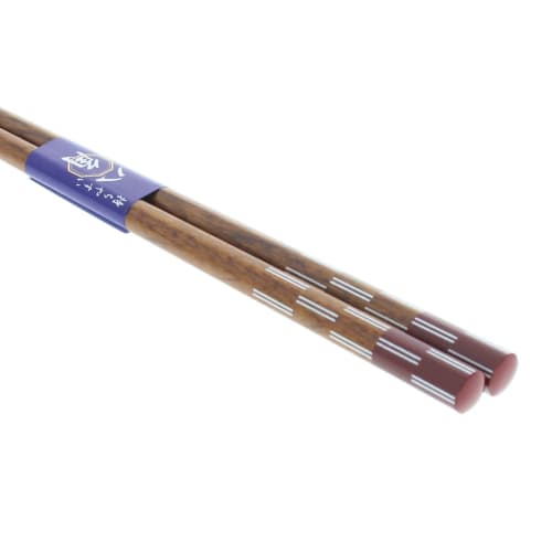 Octagonal Chopsticks, Natural Wood, Non-Slip, 21cm