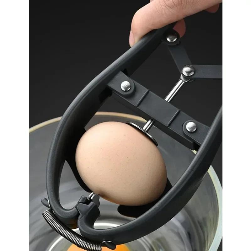 Stainless Steel Egg Opener Egg Scissors Manual Egg Tools Eggshell Cracker Egg Cutter Egg Separator Baking Kitchen Accessories