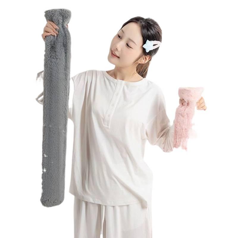 Extra Long Extra Large Hot Water Bottle for Sleeping and Foot Warming