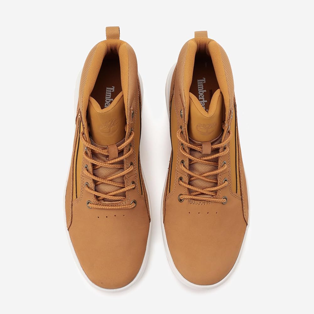 Timberland Allston Mid Wheat Size Men's Sneakers, TB0A65Q17541, Nubuck, 7.0 (25.0cm),