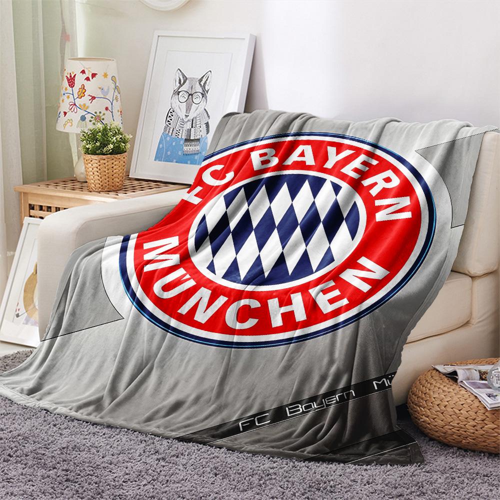 Flanelová deka s potiskem Bayern Mnichov, Vysoce kvalitní, Pohodlná pro všechna roční období, Domácí dekorace, Teplo a pohodlí, Perfektní jako vánoční dárky