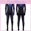 Costume Cosplay di Nightwing dei Titani in Tessuto Misto Cotone per Role Play Anime