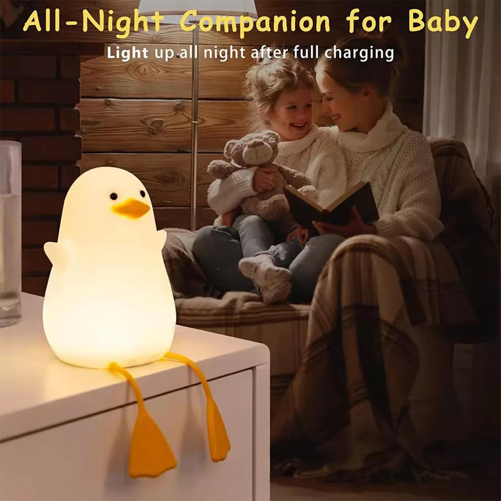 Silicone Night Light Silicone-lamp Gift Usb Rechargeable Led Touch Sensor Christmas Lights Room Decor Gifts Small-nightlight