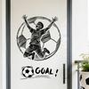 Väggdekor med fotbollstema för sovrum, vardagsrum, sport, heminredning