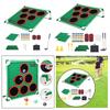 Set da Gioco, Tavola da Cornhole, Pieghevole per Lancio con Materiale PP Leggero e Portatile