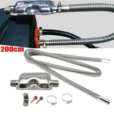 200cm vzduchové nezávislé topení potrubí potrubní hadice W/ 25mm tlumič výfukového potrubí ocel pro naftový ohřívač pro Propex Eberspacher