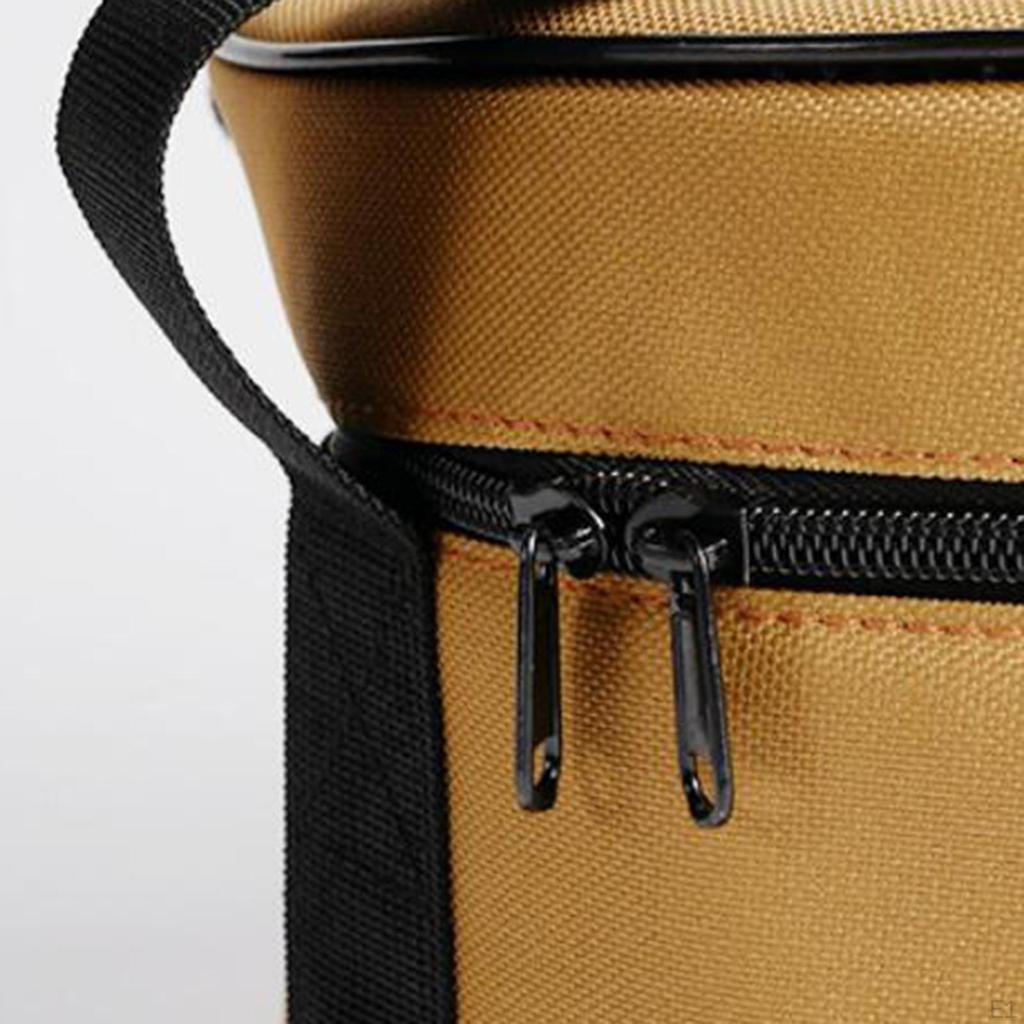 14L Capacity Camping Bag, Waterproof Durable with Side Pocket 7kg Load Bearing Outdoor Tableware