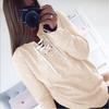 Cozy Women Sweat Sweatshirt Baggy Jumper Plain Pullover Tops Sweater Ladies Oversized