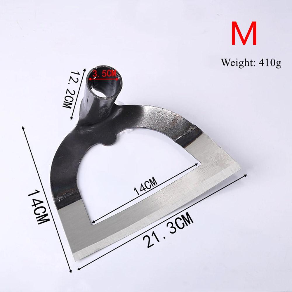 Shovel-shaped Hollow Hoe Weeding Rake Labor-saving Steel Weeding Hoe for Farm Gardening Soil Loosening Tools