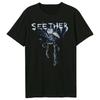 Vintage SEETHER BUTTERFLY Cotton Black Full Size Unisex Shirt Unisex T-Shirt