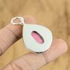 Womens Day Sale 925 Silver Oval Thulite Gemstone Handmade Wife Pendant Jewelry