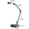 Stable Base Telescopic Phone Stand 360° Rotate Desktop Phone Holder Tablet Stand  Live Learning