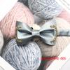 Men'S Styled Bow Tie, Wedding Celebration Groom Best Man Wedding Banquet Solid Color Bow Tie, Polyester Silk Yarn Bow Tie