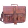 Vintage Leather Tote Men Briefcase Laptop Travel Case Messenger Shoulder Bag