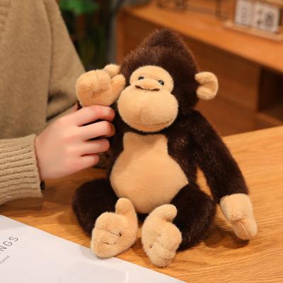 Simulation Monkey Orangutan Doll Super Soft Stuffed Bag Animals Plush Toys Anime Cartoon Decor Boys Girls Birthday Gifts Pillow