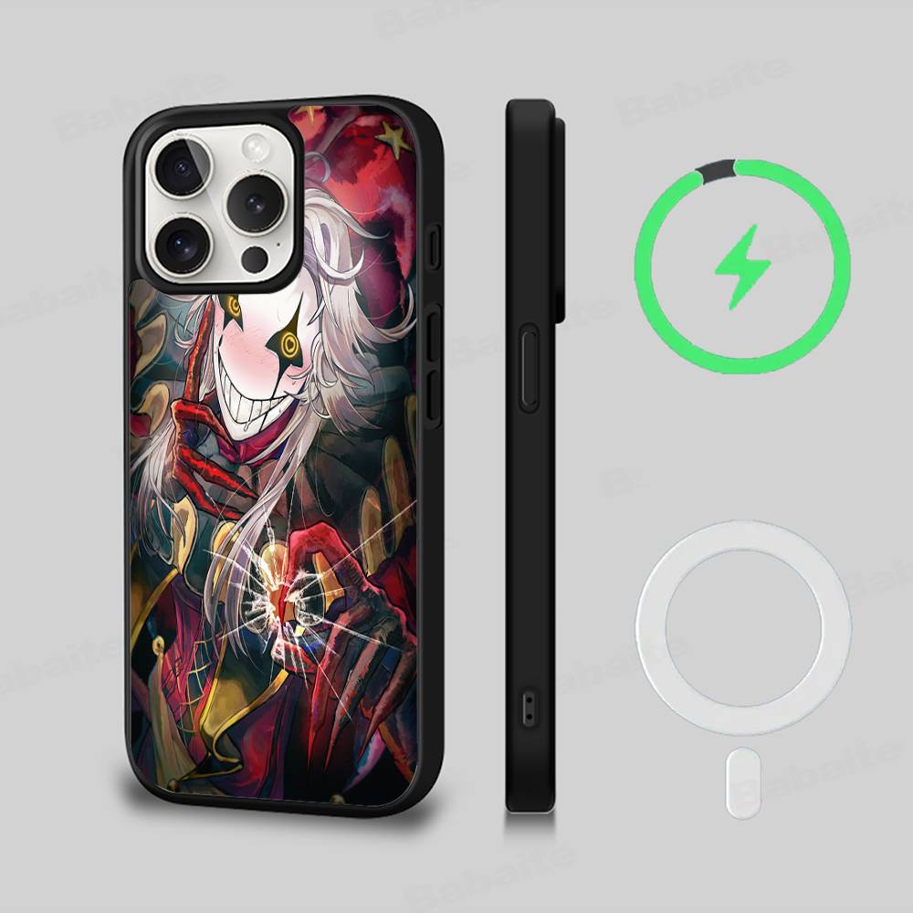 Anime The Freak Circus Pierrot Phone Case For IPhone 13 14 15 11 12 16 17 Pro Max Plus For Magsafe Magnetic Shell