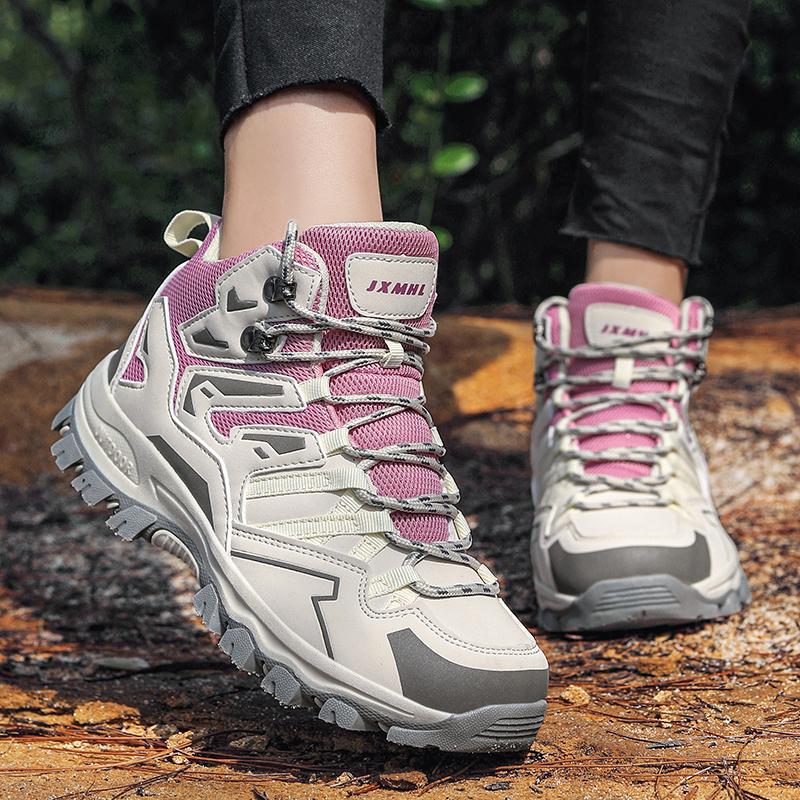 New Hiking Shoes Unisex Outdoor Hiking Sports Shoes Camping Boots Ladies Waterproof Walking Shoes Non-slip Hiking Shoes