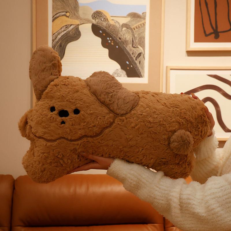 Plush Dog Cute Toy Cartoon Stuffed Doll Sleep Room Sofa Decoration Kids Gift