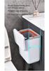 Hanging Kitchen & Bathroom Trash Can with Slide Cover - Wall-Mounted, Sealed Waste & Storage Bin