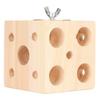 Bird Block Toy Foraging Shredding Wooden   Block Chewing Toy for Lovebirds Cockatiels Budgies